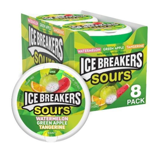 IceBreakers Sours Watermelon GreenAple Tanger 8ct