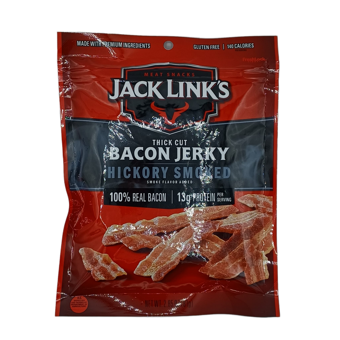 Jack Links ThCut Bacon Jerky Hickory Smoked 2.85oz