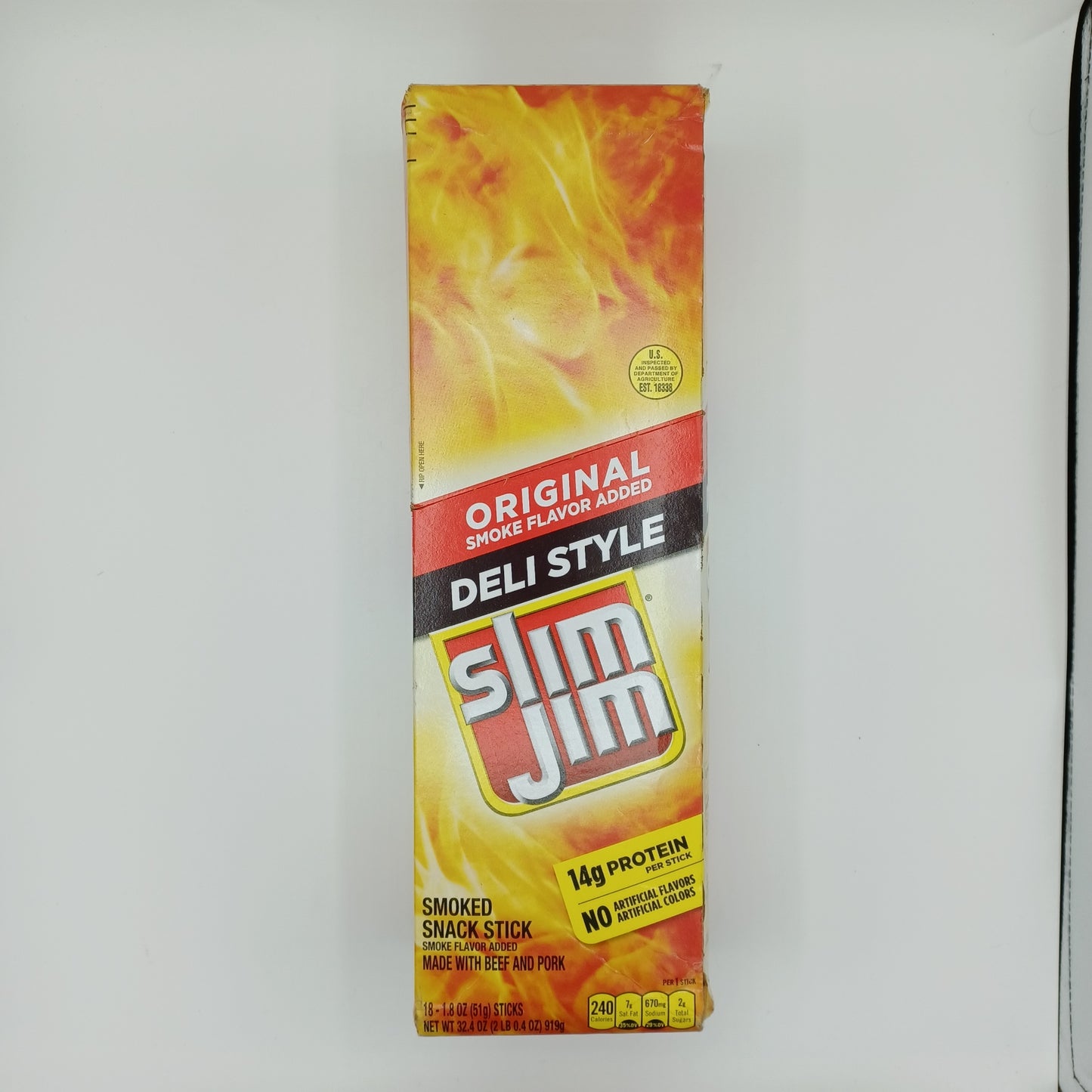 Slim Jim Original Deli Style 1.8z/18ct