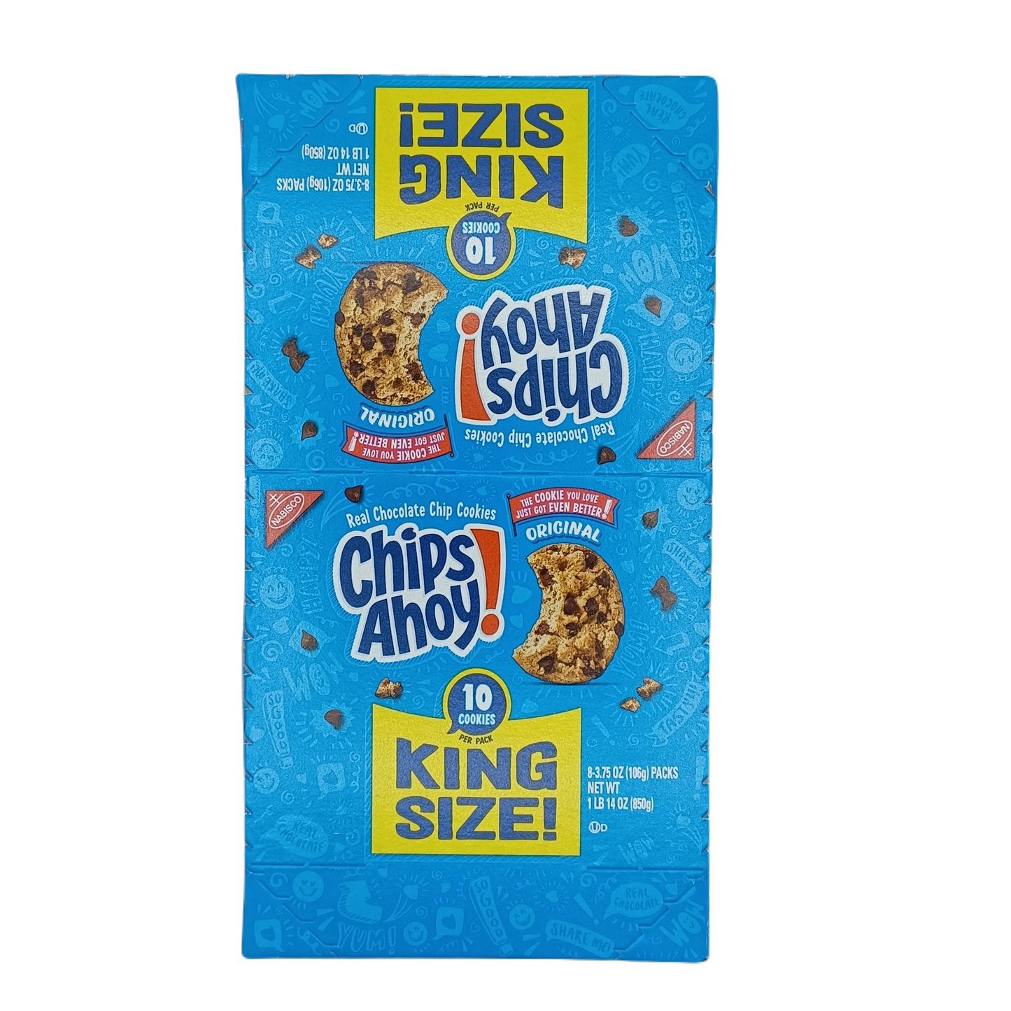 Chips Ahoy Original Cookies King Size 3.75oz/8ct