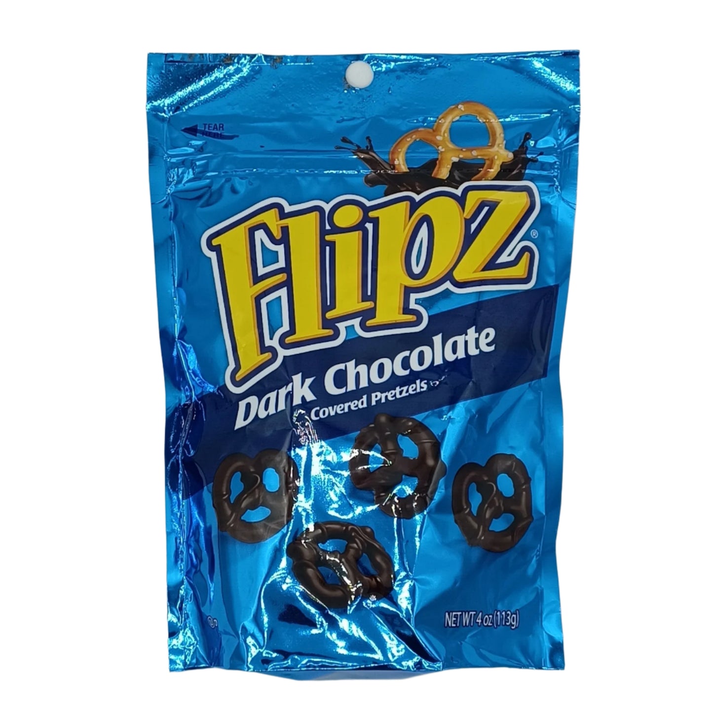 Flipz Dark Chocolate Pretzels 4oz