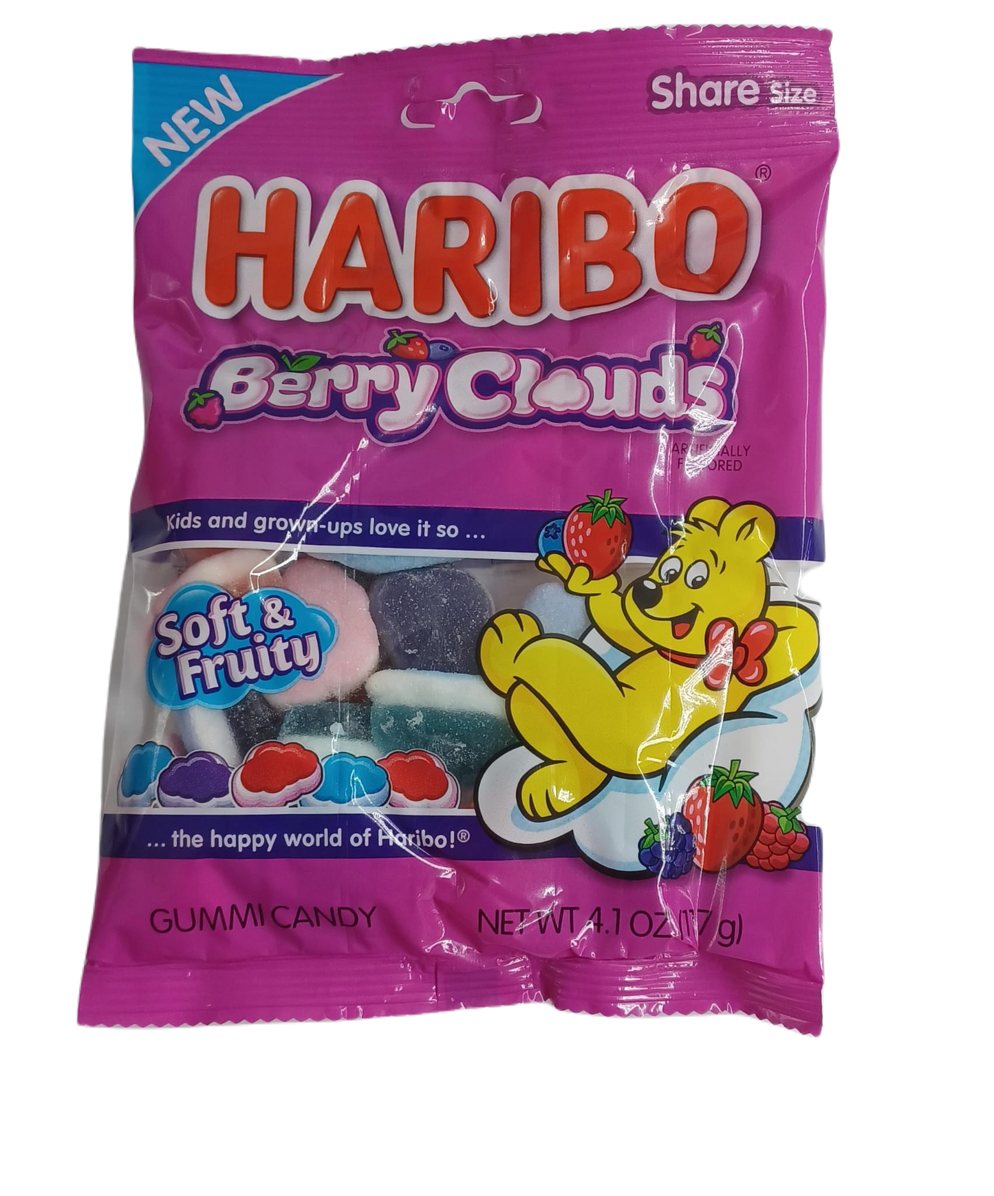 Haribo Berry Clouds 4.1oz PEG