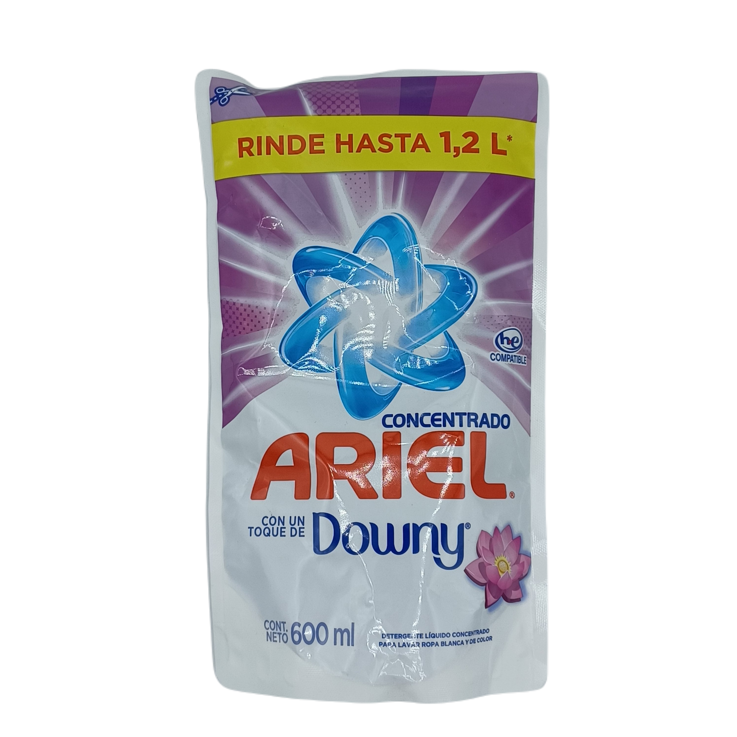 Ariel Liquid Detergent With Downy 600ml Bag