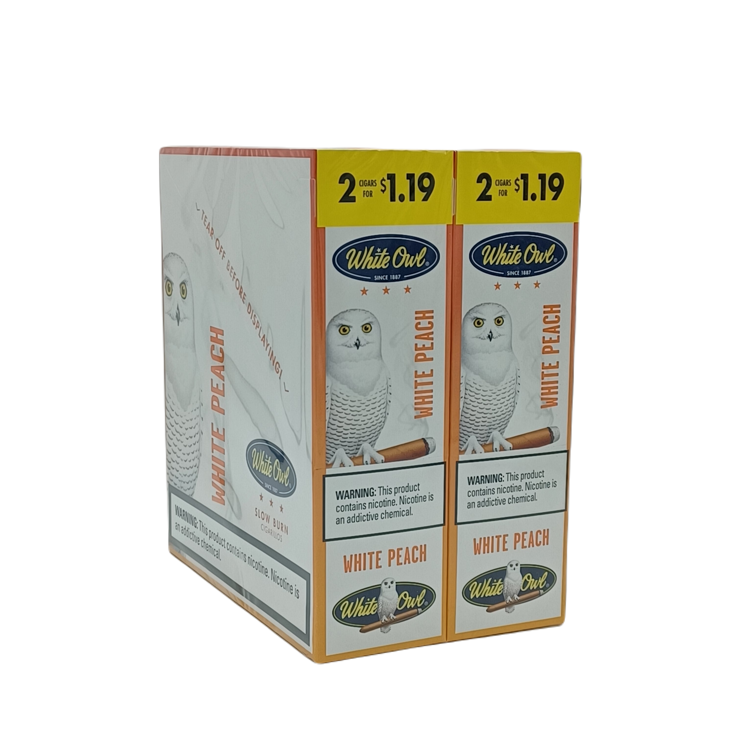 White Owl White Peach 2/$1.19 30/2pk