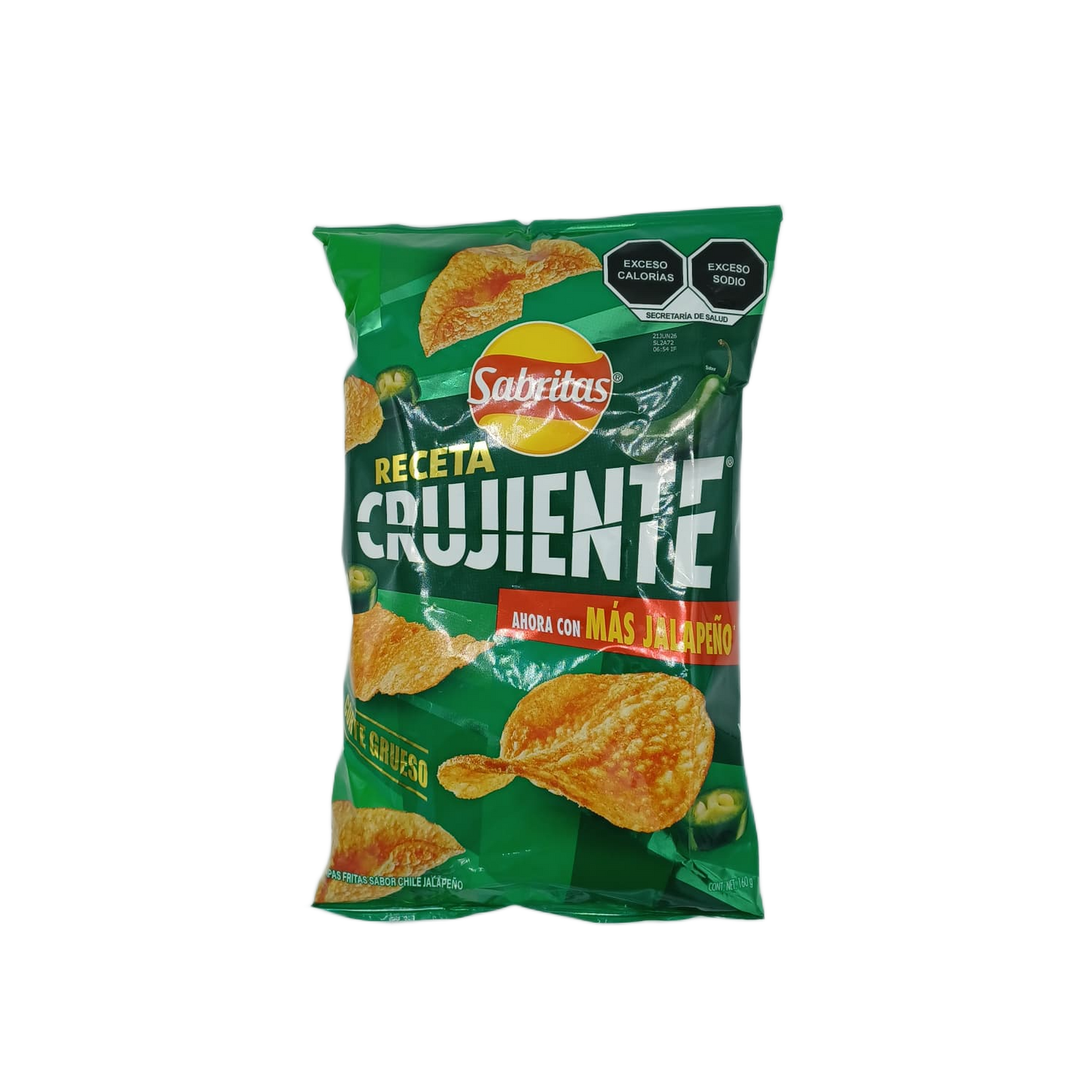 Mexican Sabritas Crujienta Jalapeneo 160g