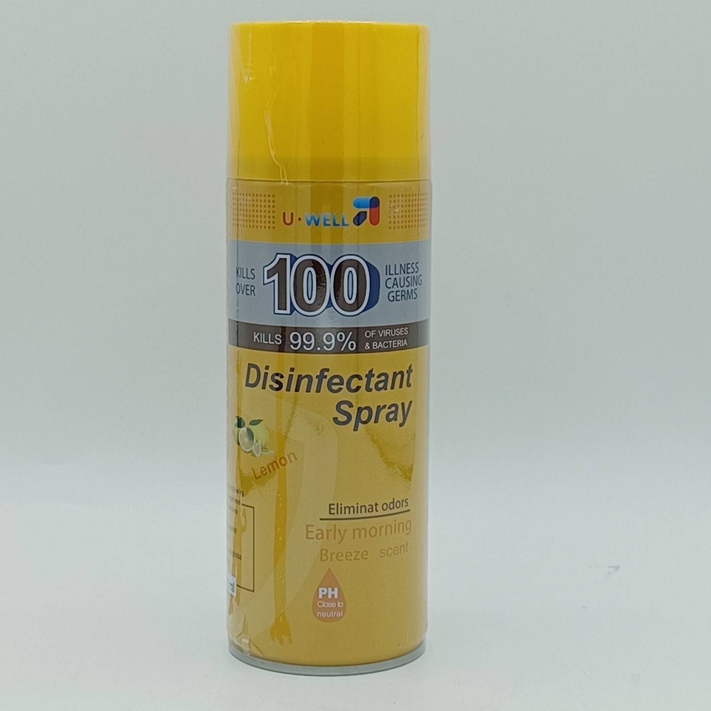U Well Disinfactant Spray Lemon 450ml