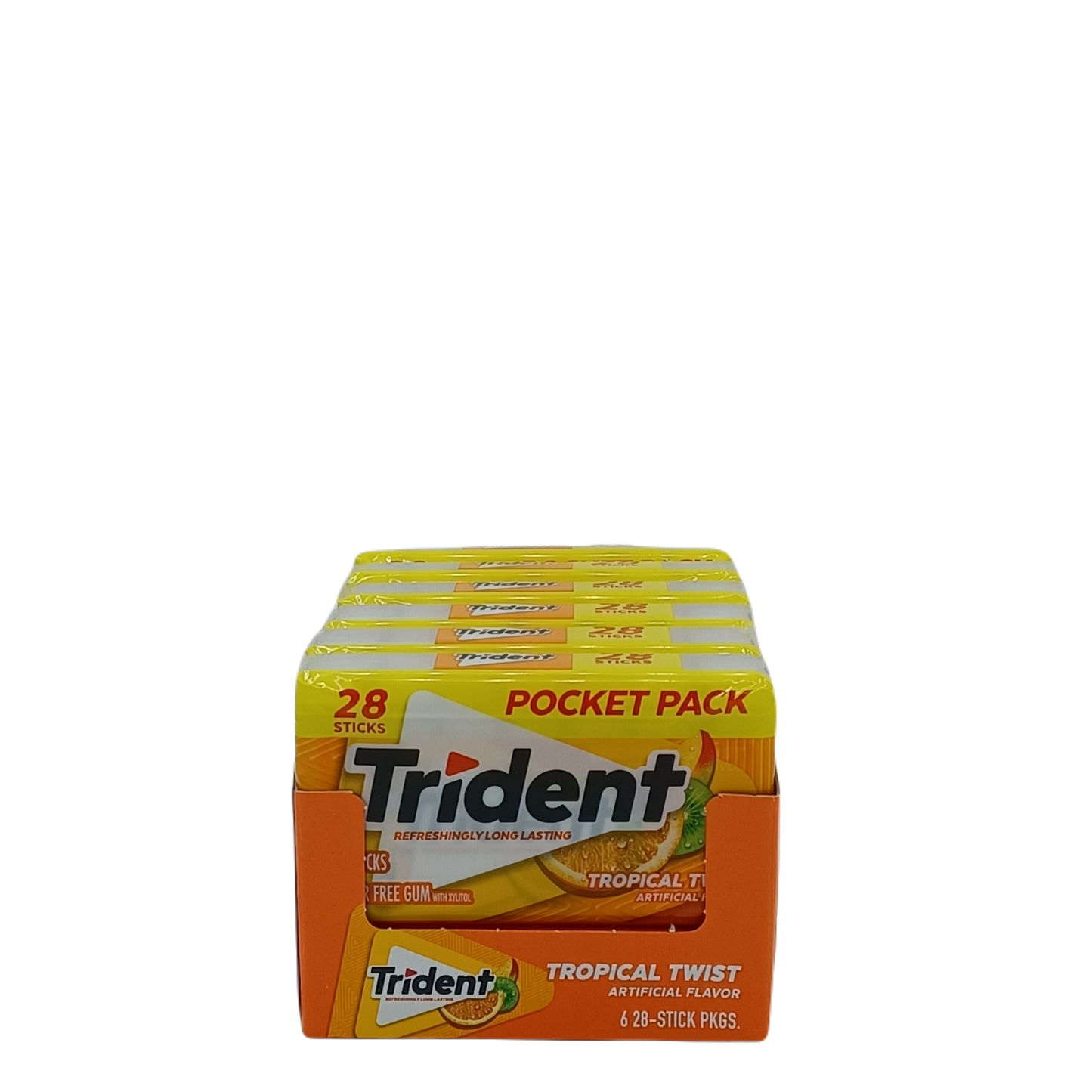Trident Tropical Twist 28pk/6ct Mega