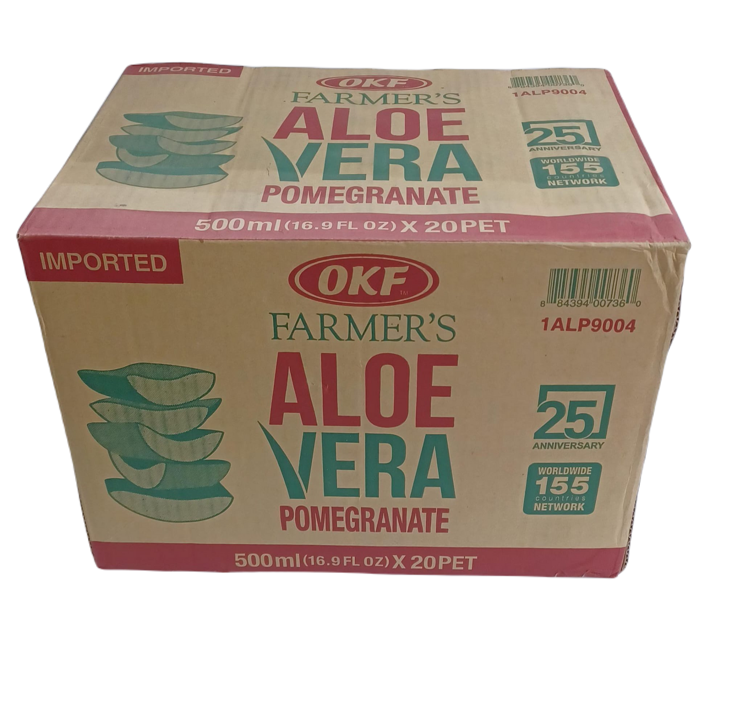 OKF AloeVera Pomegranate 16.9z/20ct
