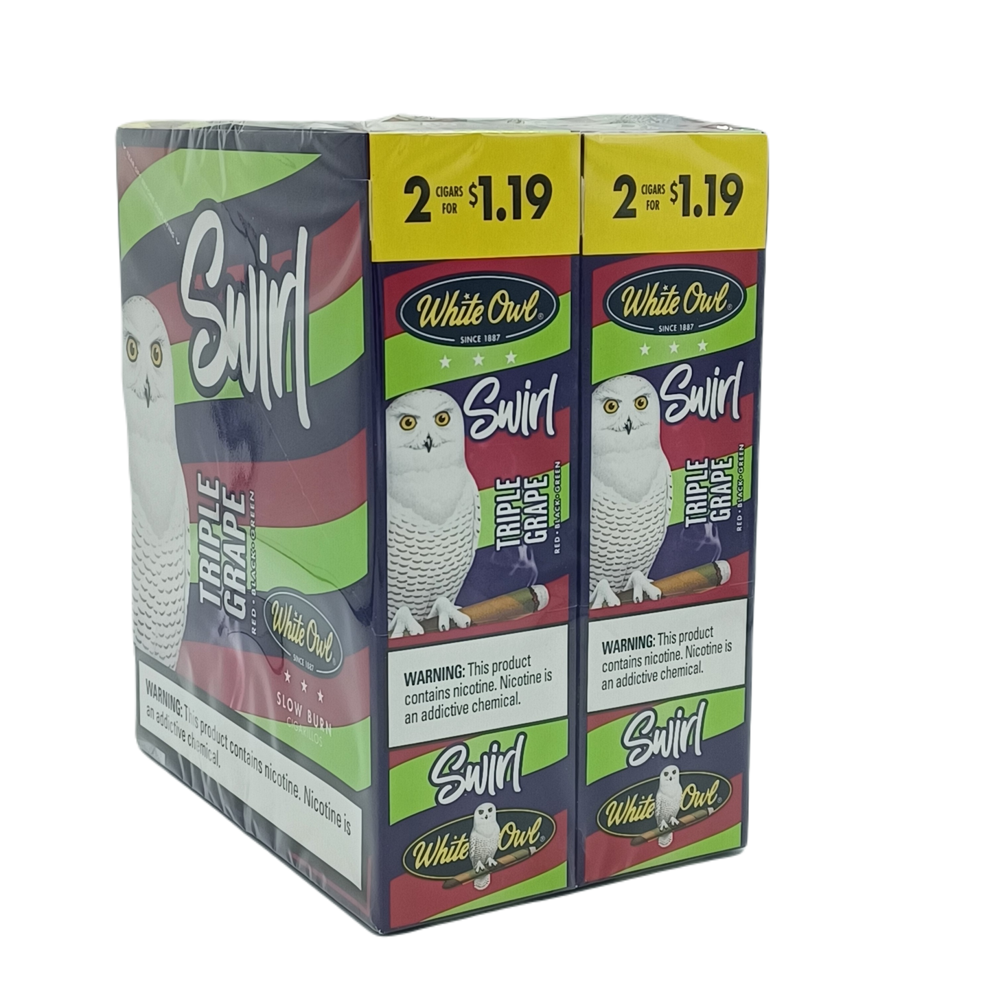 White Owl Swirl Triple Grape 2/$1.19 30/2pk