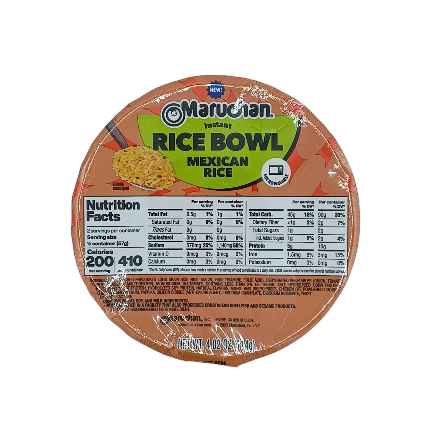 Maruchan Rice Bowl Mexican Rice 3.76z/6ct