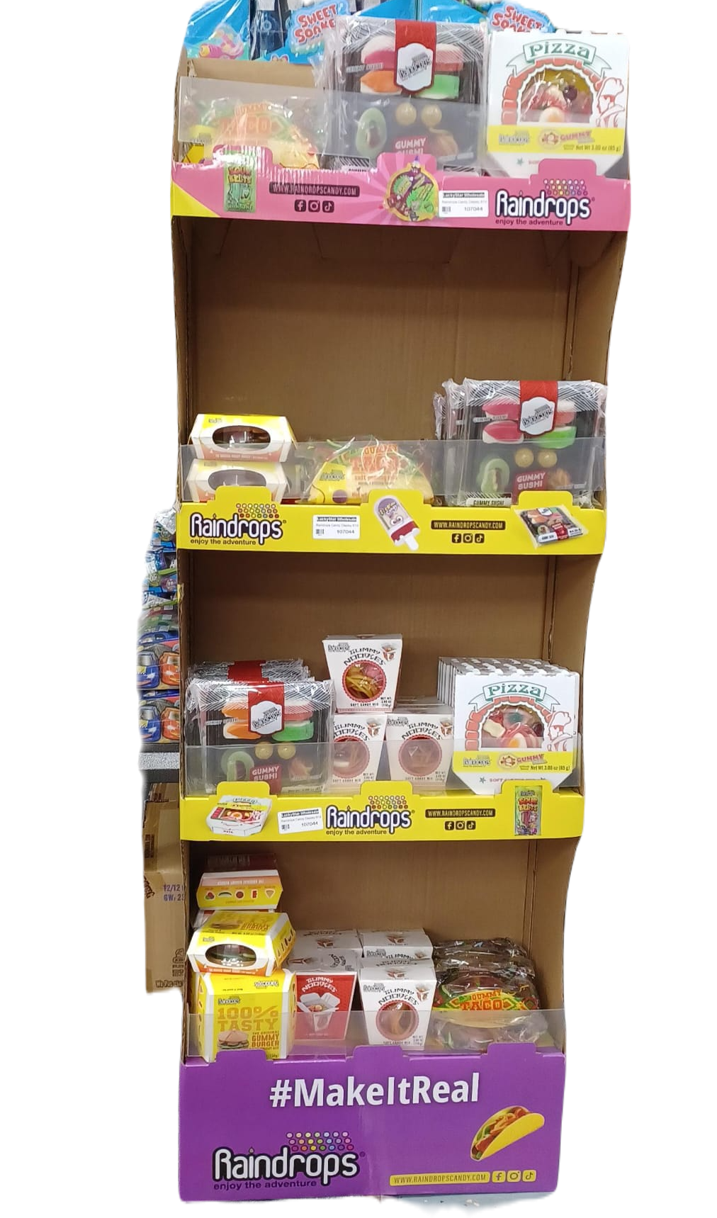 Raindrops Candy Display 87ct