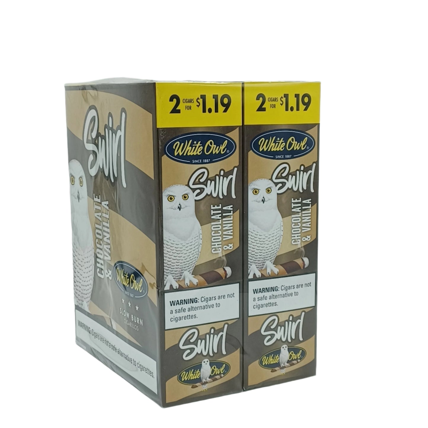 White Owl Swirl Chocolate & Vanilla 2/$1.19 30/2pk