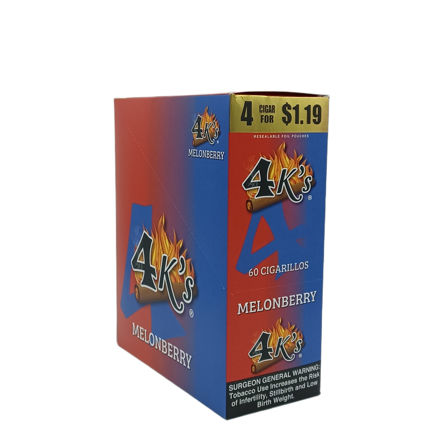 4k's Melonberry 4/$1.19c 15/4pk