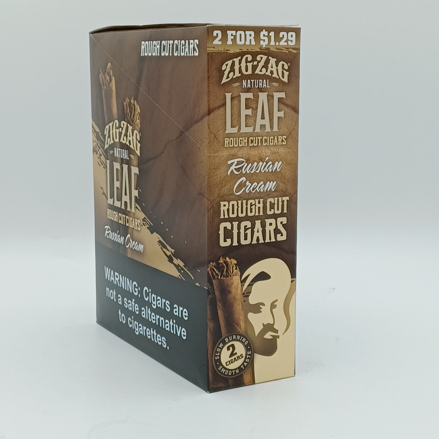 Zig Zag Leaf Russian Cream 2/1.29 15/2pk