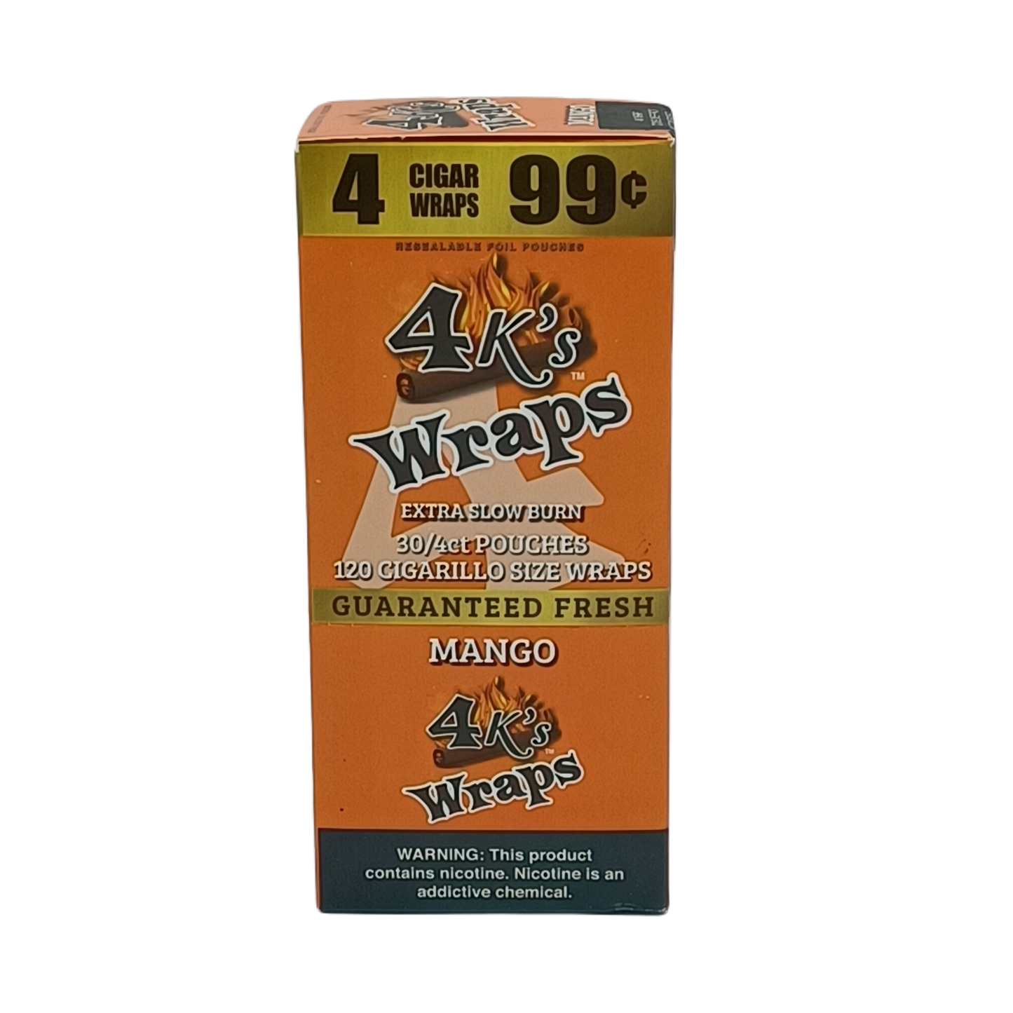4k's Wraps Mango 4/.99c 30/4pk