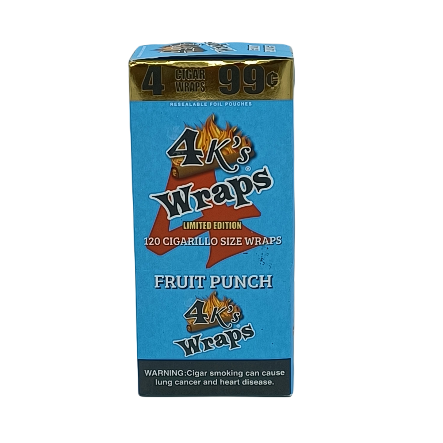 4k's Wraps Fruit Punch 4/.99c 30/4pk