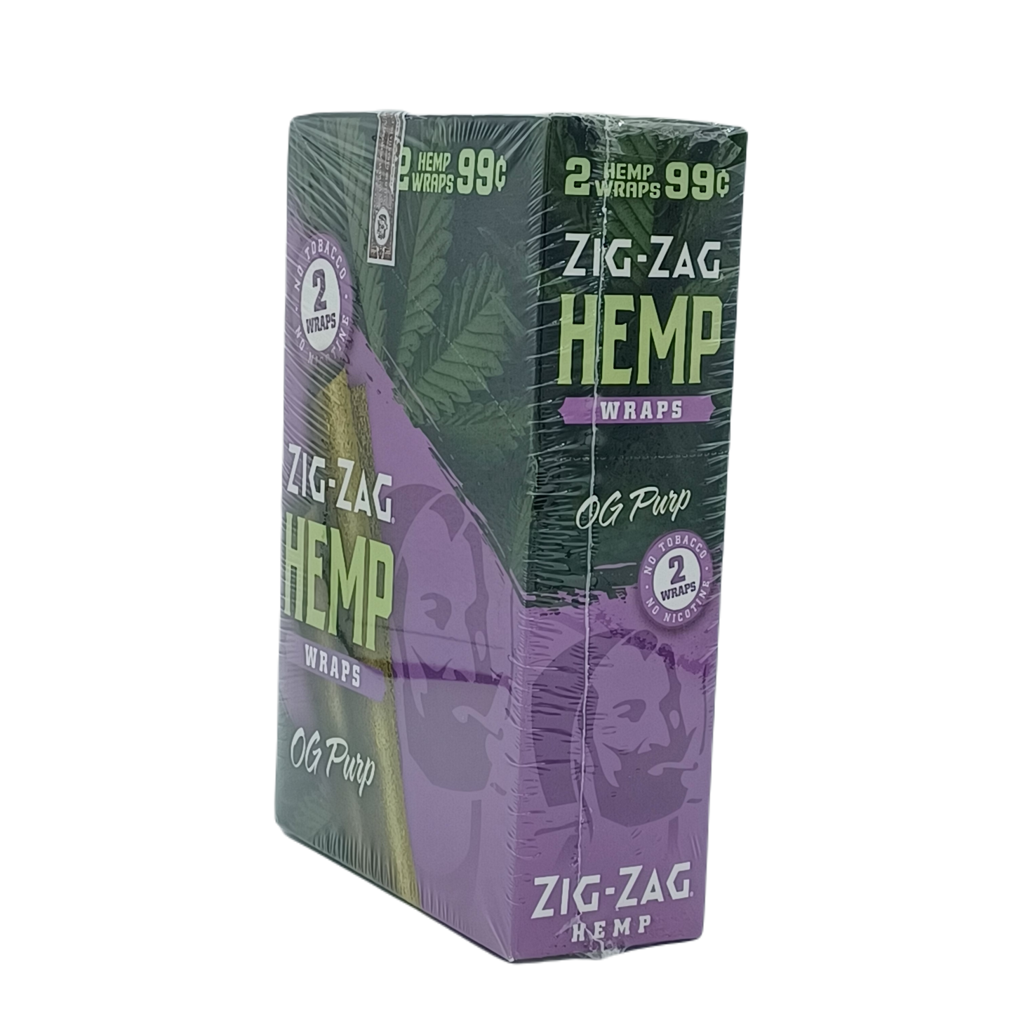 ZigZag Hemp OGPurp Wraps 2/$.99c 25/2ct