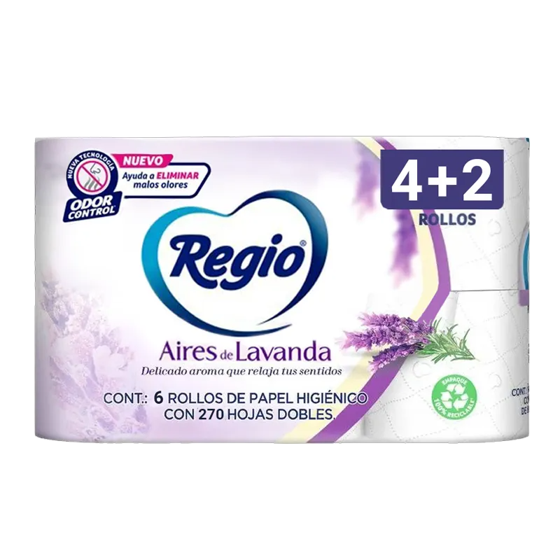 Regio Lavender Toilet Paper Rolls 4ct