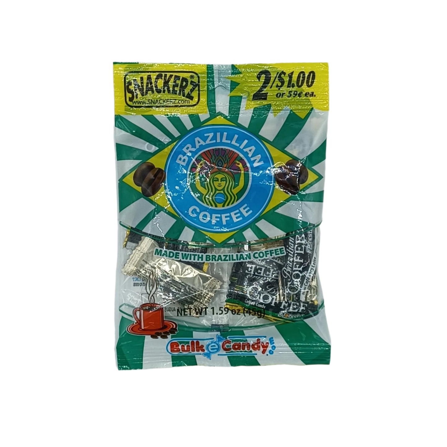 Snackerz 2/$1 Brazilian Coffee 12ct