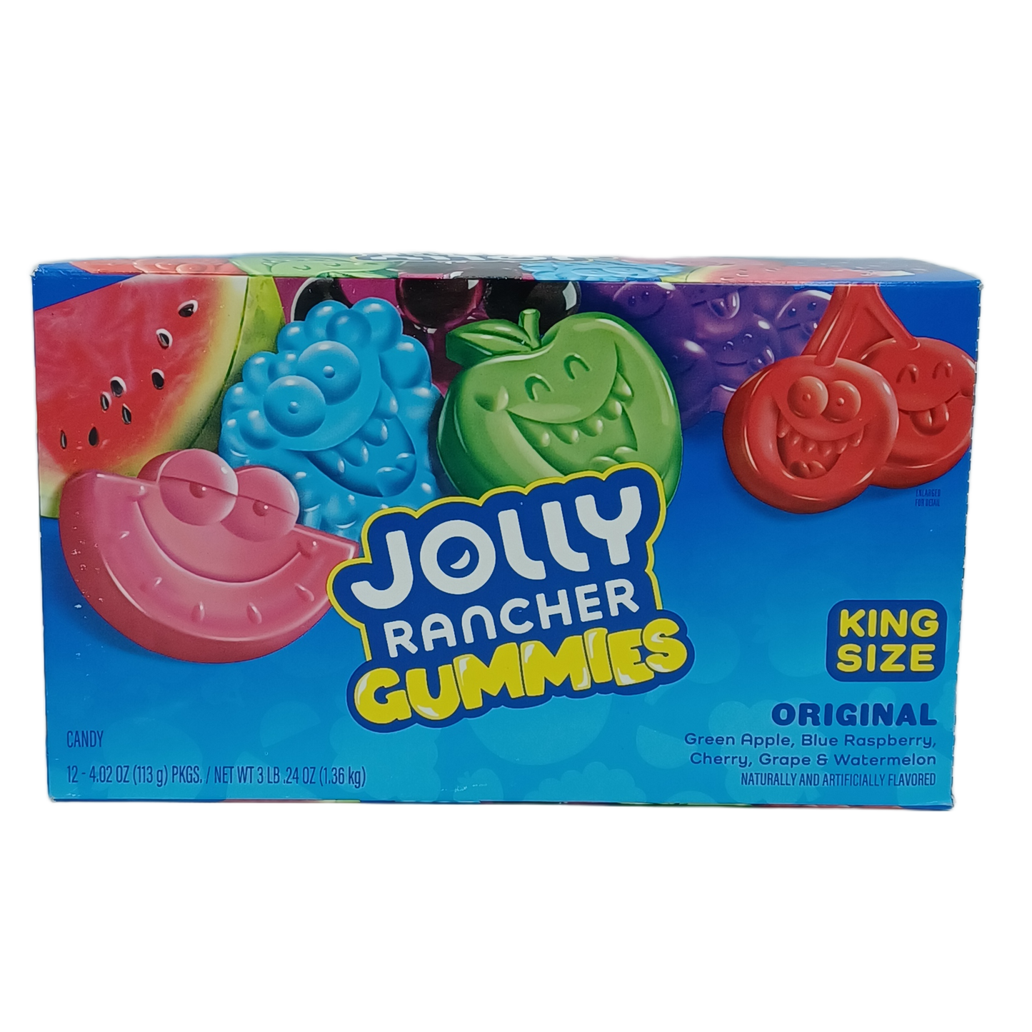 Jolly Rancher Gummies King Size 3.4oz/12ct