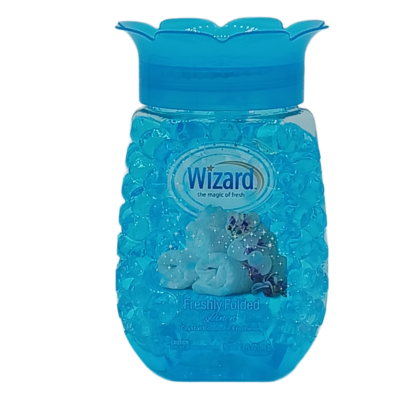 Wizard CrystBead FreshFlodedLinen AirFreshner 12oz