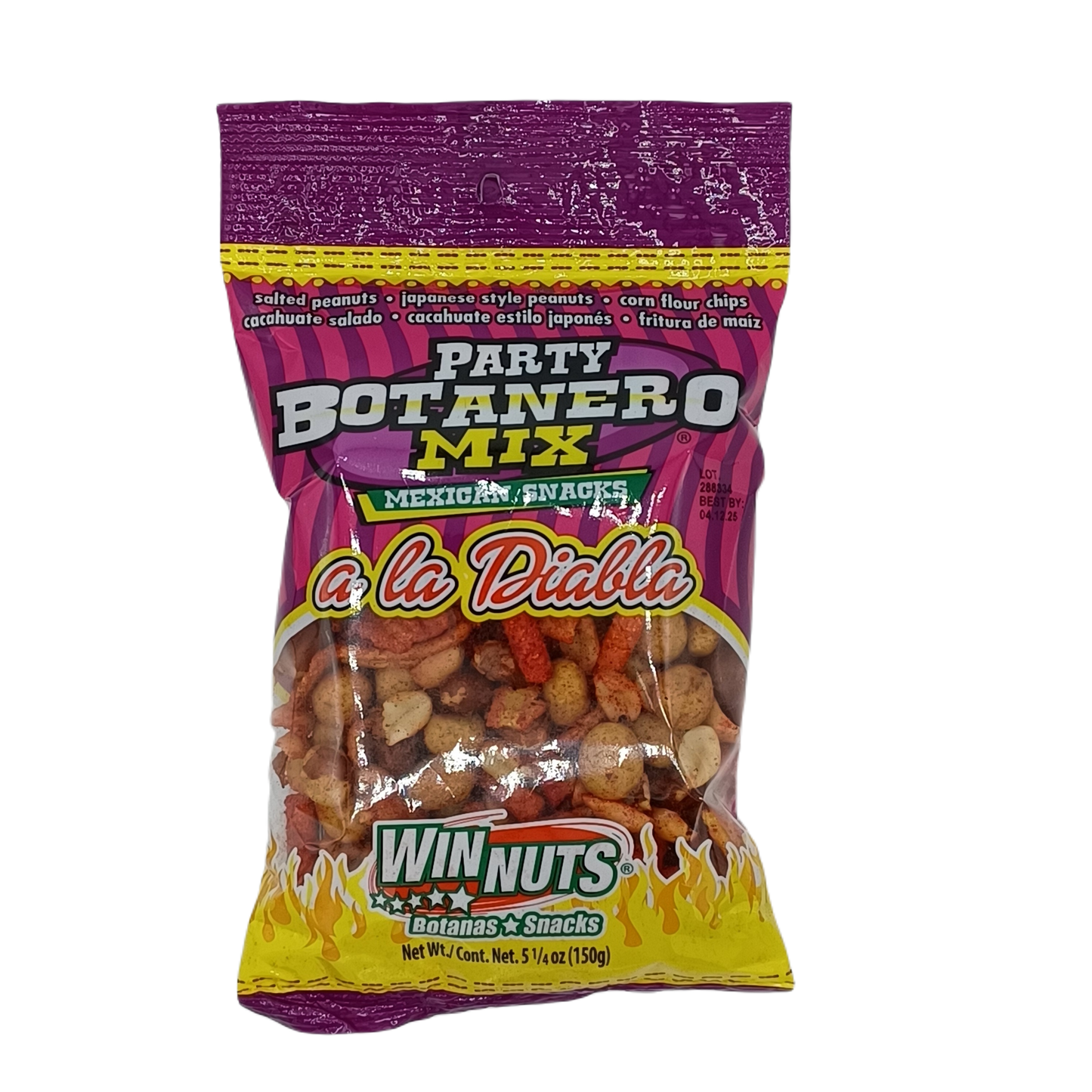 WinNuts Party Botanero Mix Diabla 5.25oz PEG