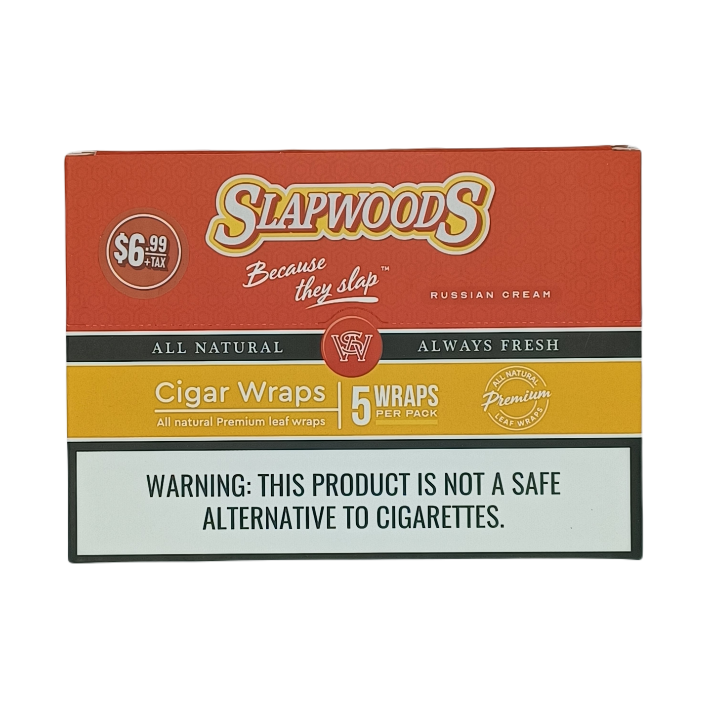 Slapwoods Wraps Russian Cream 5/$6.99 10/5ct