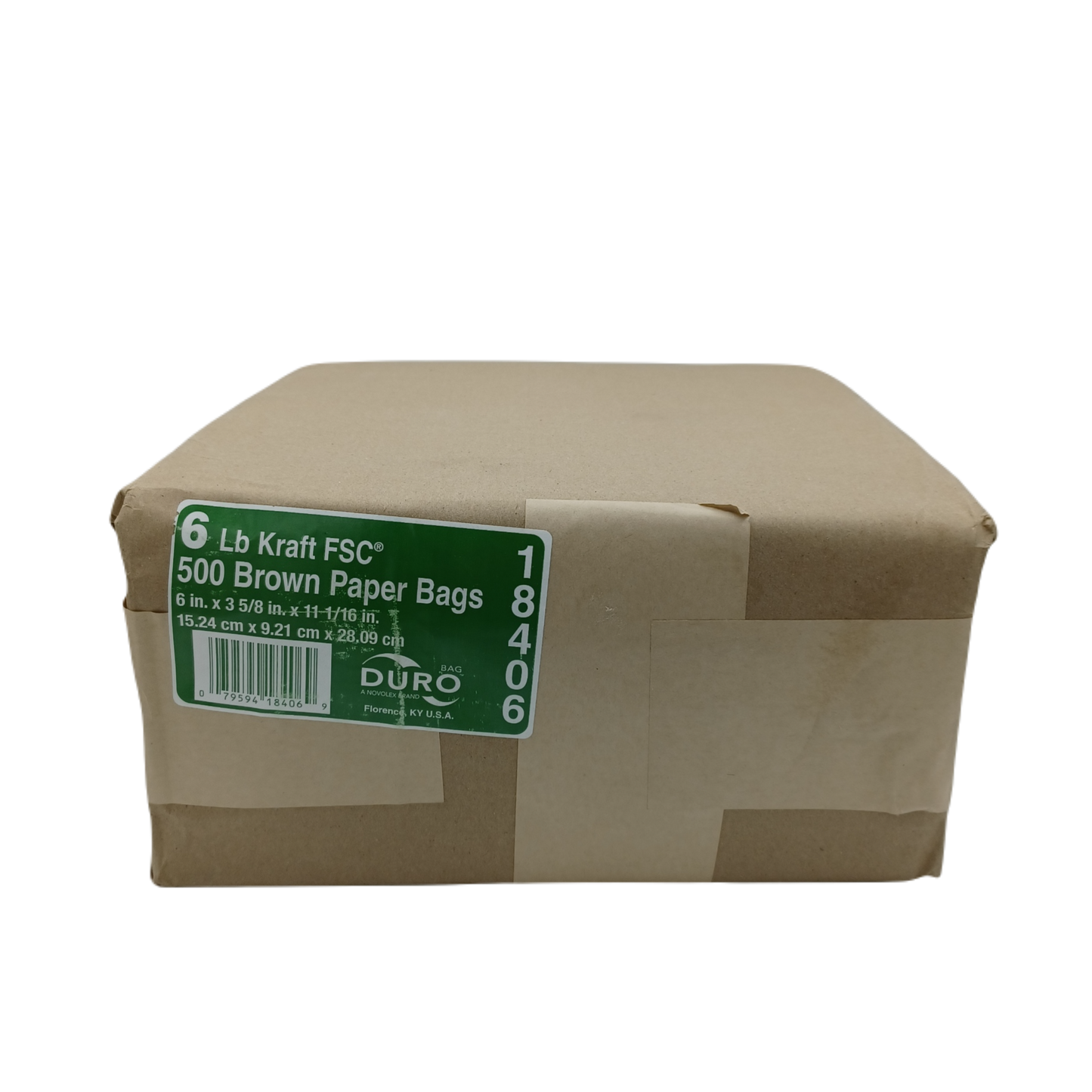 Duro Brown Paper Bags 500ct #6