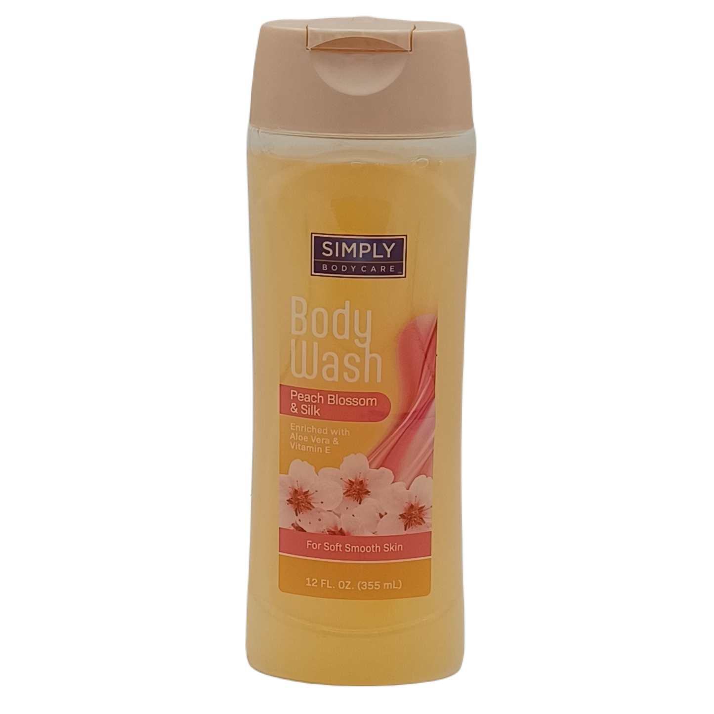 Simply Bodycare Peach Blossom Silk Body Wash 12oz