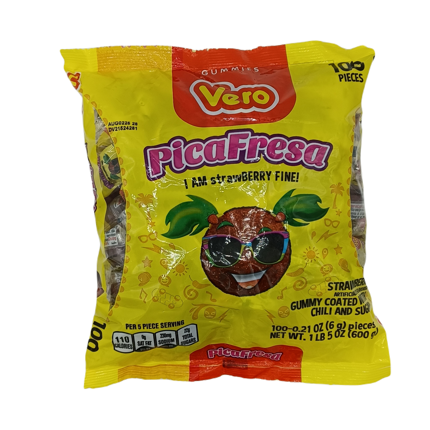 Vero Pica Fresa Strawberry 100ct
