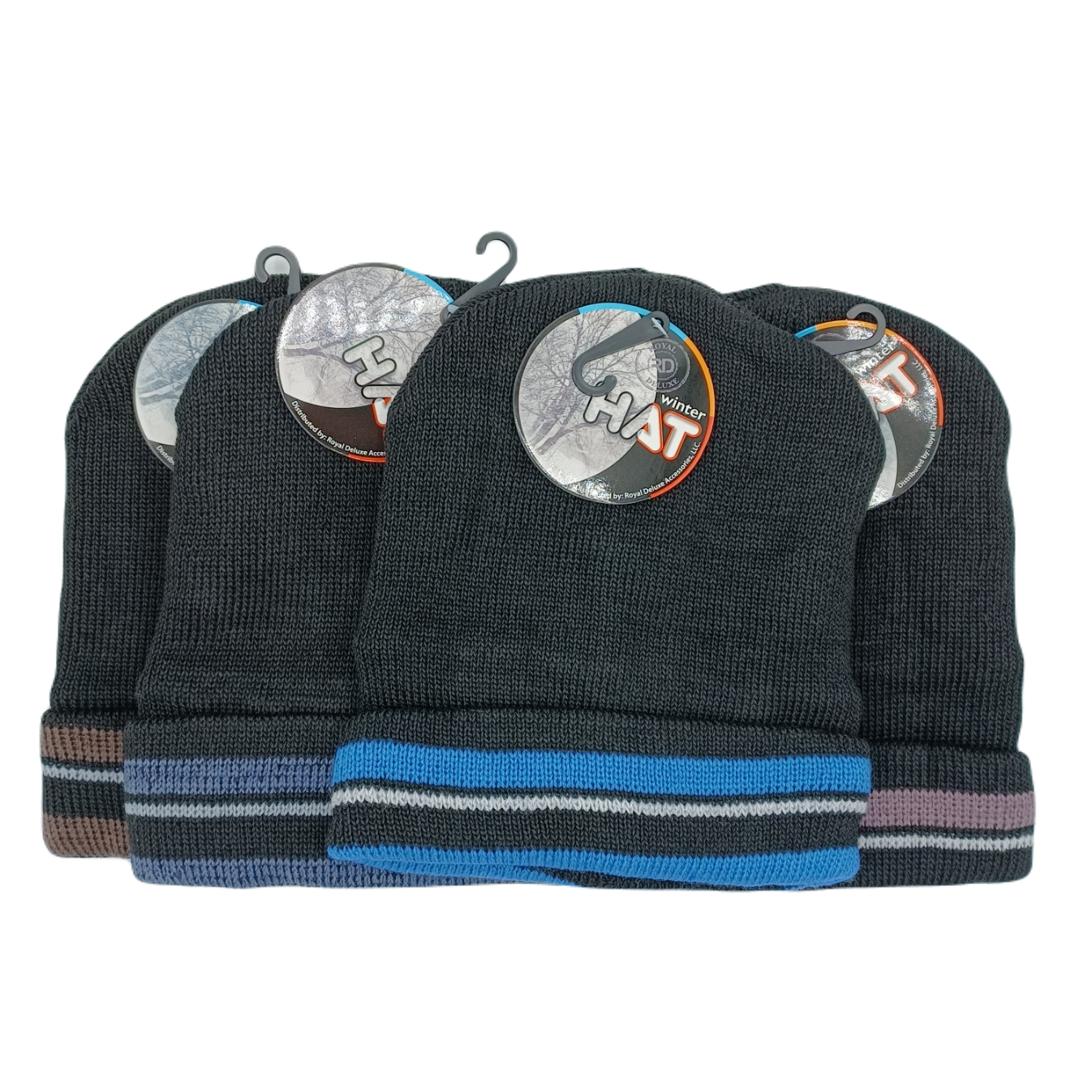 Winter Fur Lining Beanies 12ct