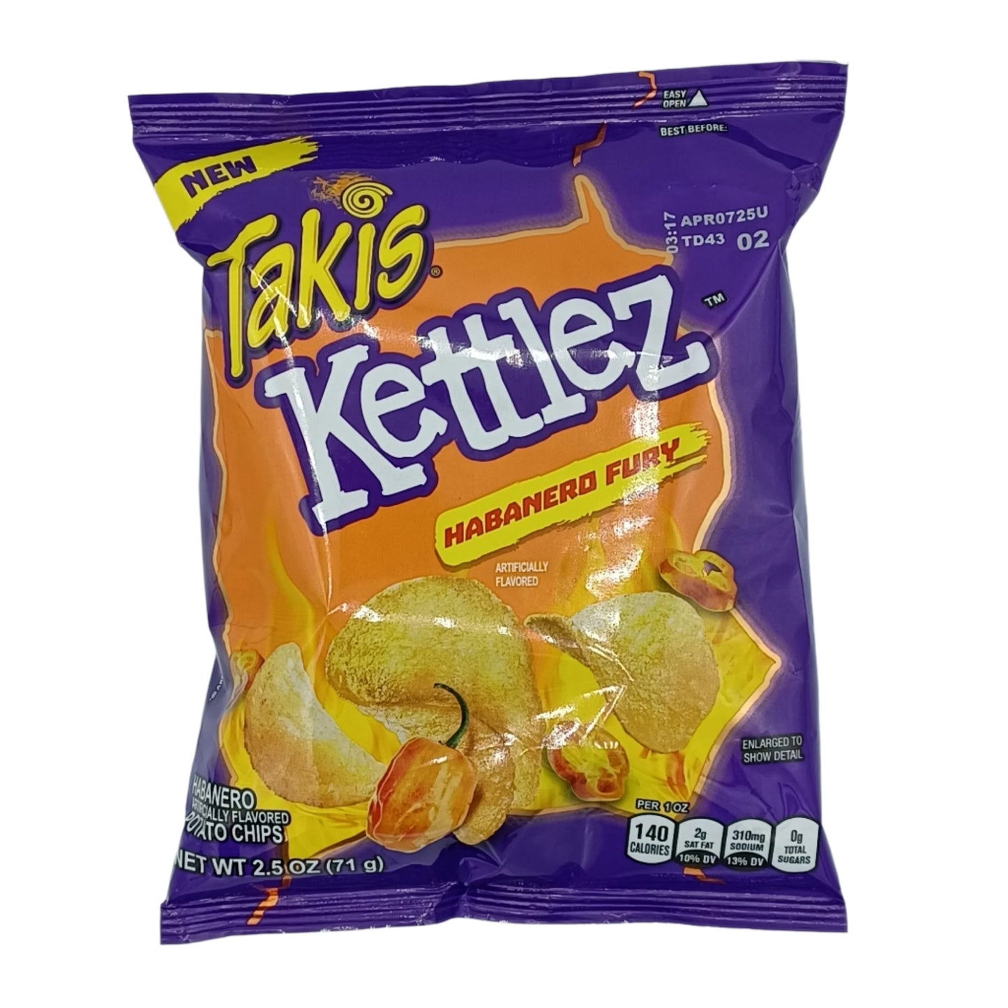 Takis Kettlez Habanero Fury 2.5z PEG