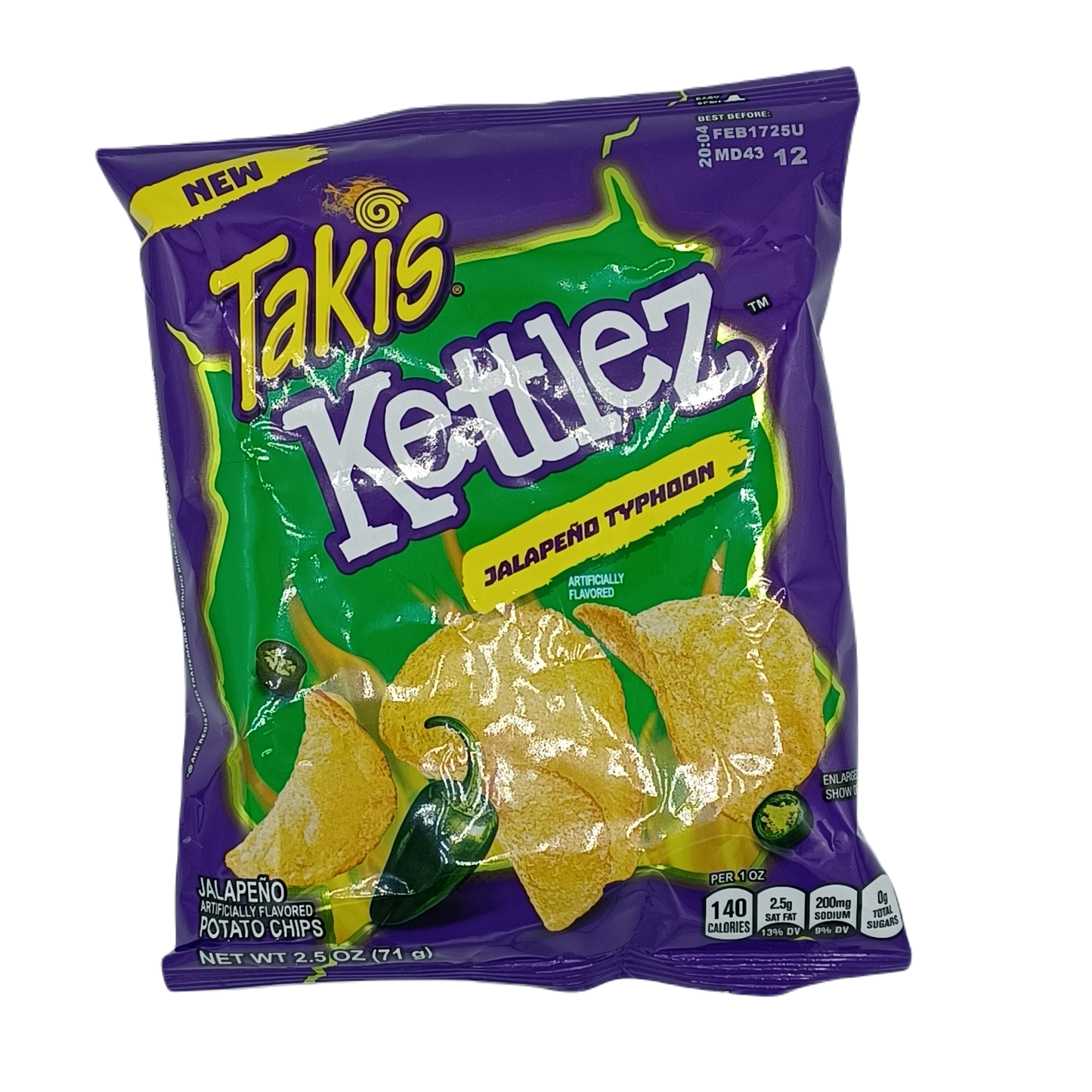 Takis Kettlez Jalapeno Typhoon 2.5z PEG