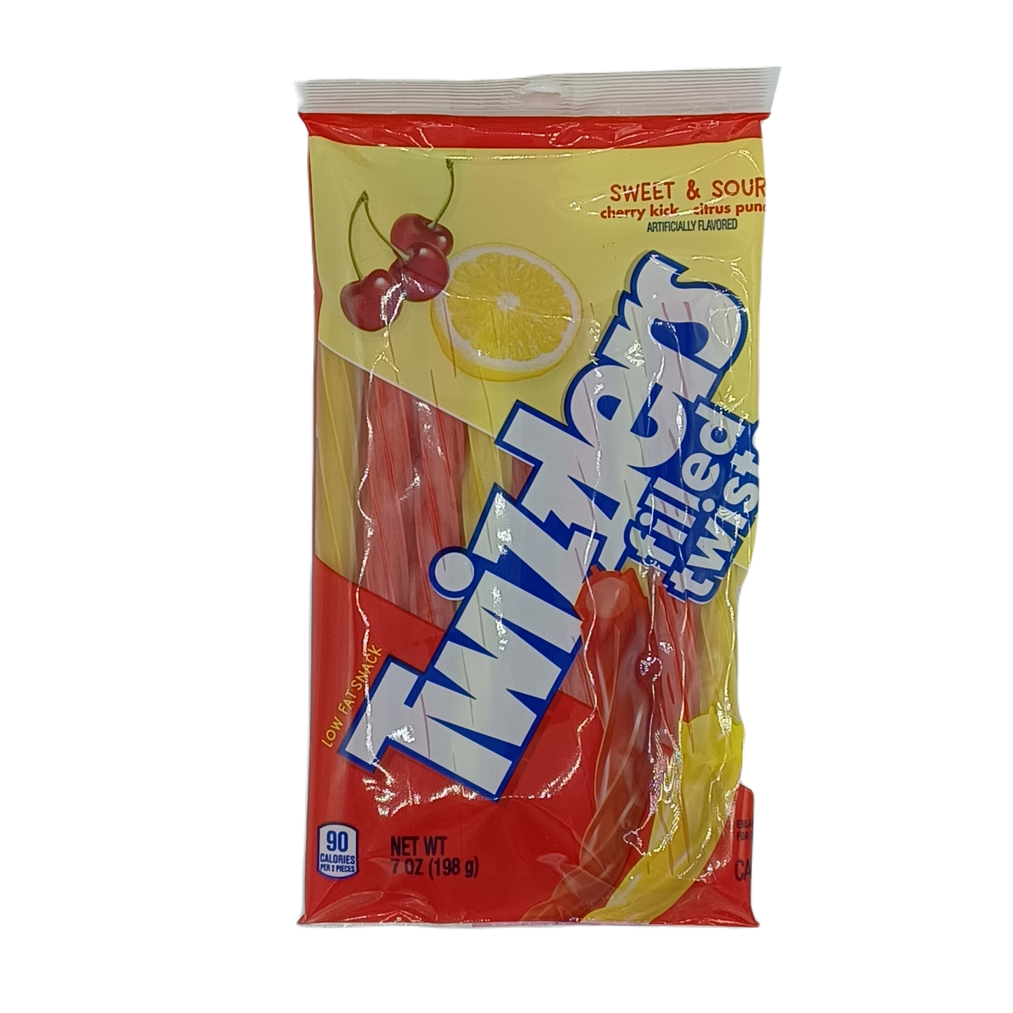 Twizzlers Filled Twists Sweet & Sour 7oz PEG