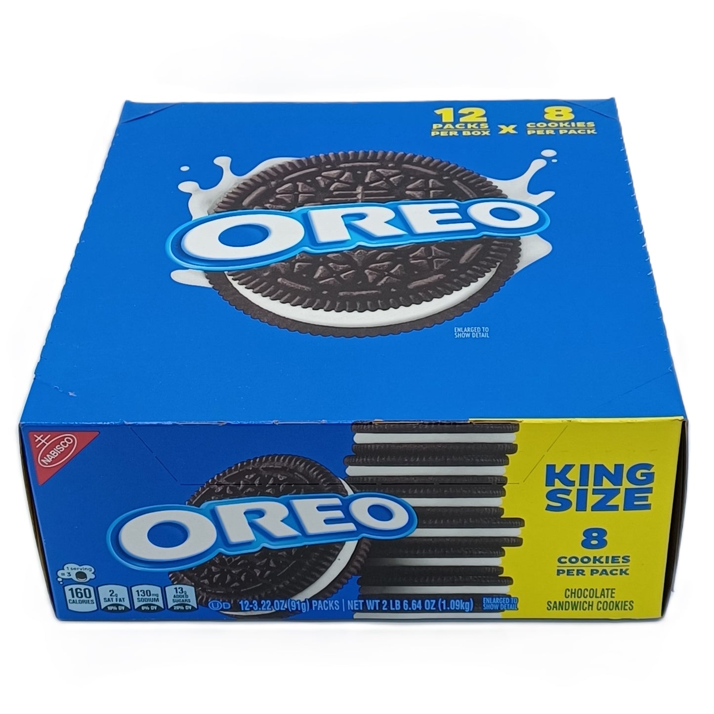 Oreo Cookies King Size 3.22oz 8/12ct