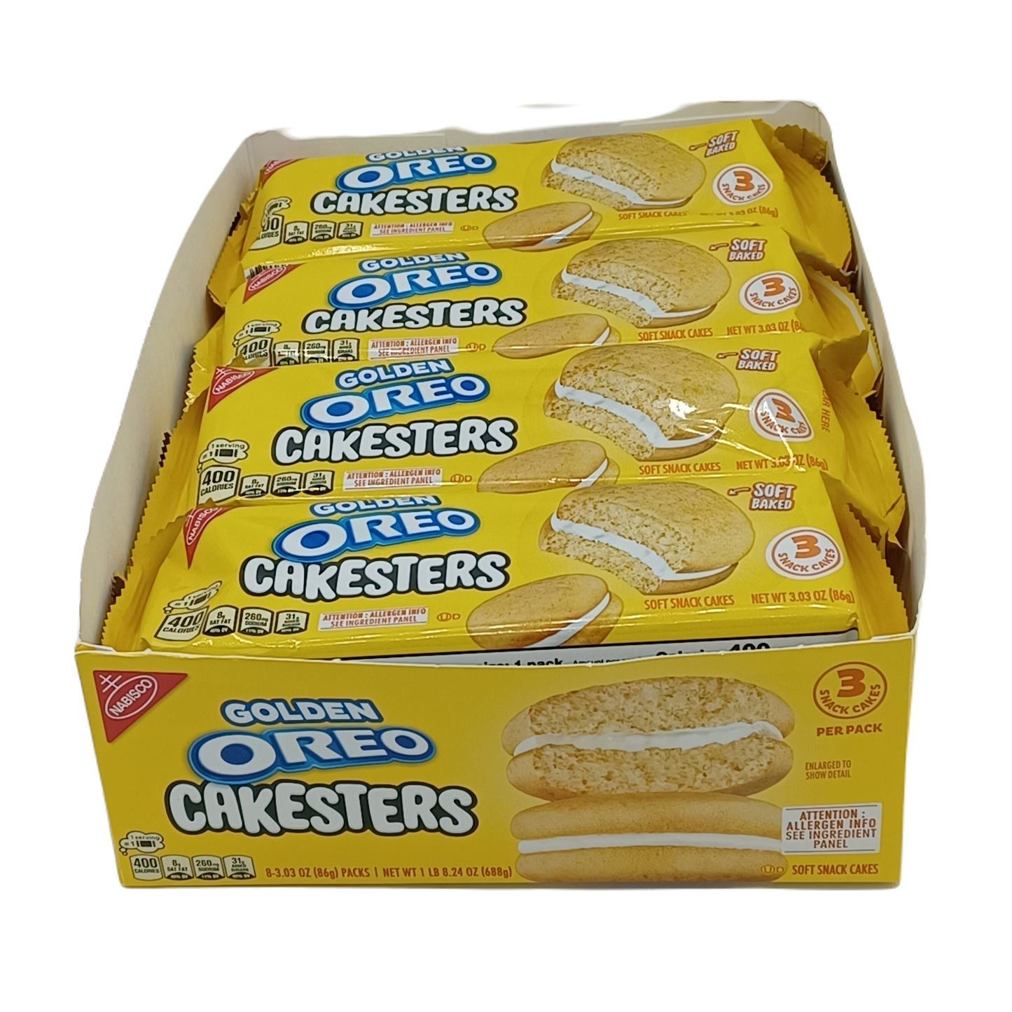 Oreo Golden Cakesters 3.03oz/8ct