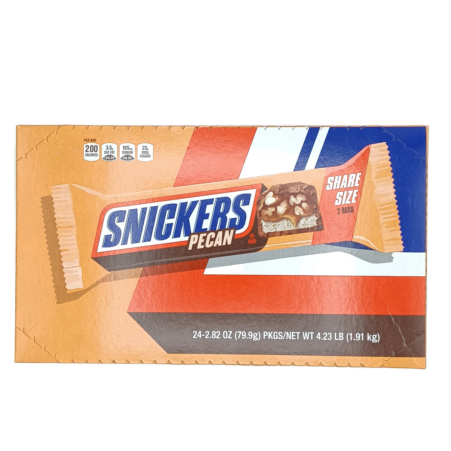 Snickers Share Size Pecan 2.82oz/24ct