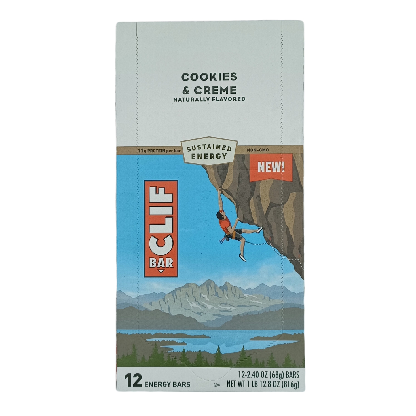 Clif Cookies and Creme 2.40oz/12ct