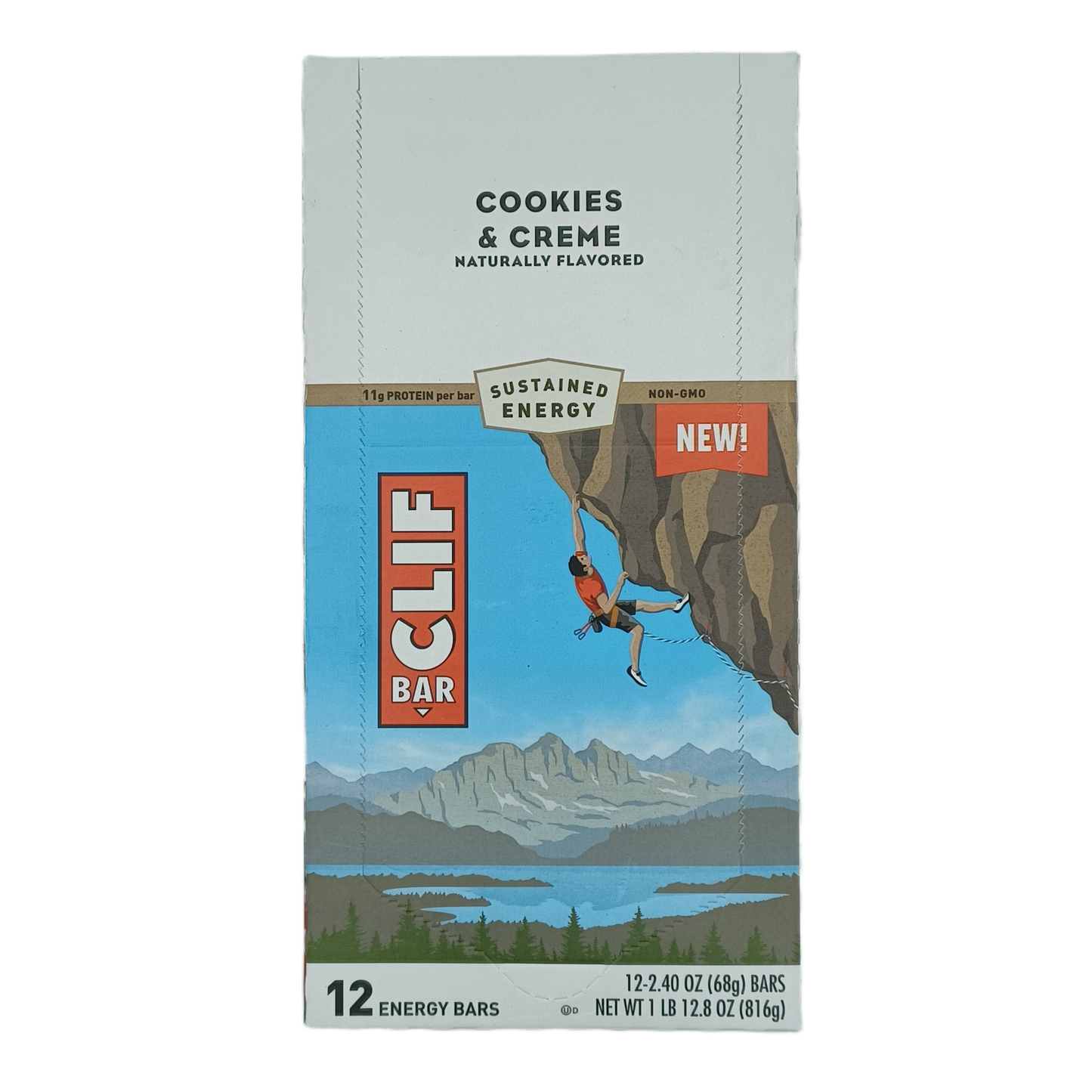 Clif Cookies and Creme 2.40oz/12ct