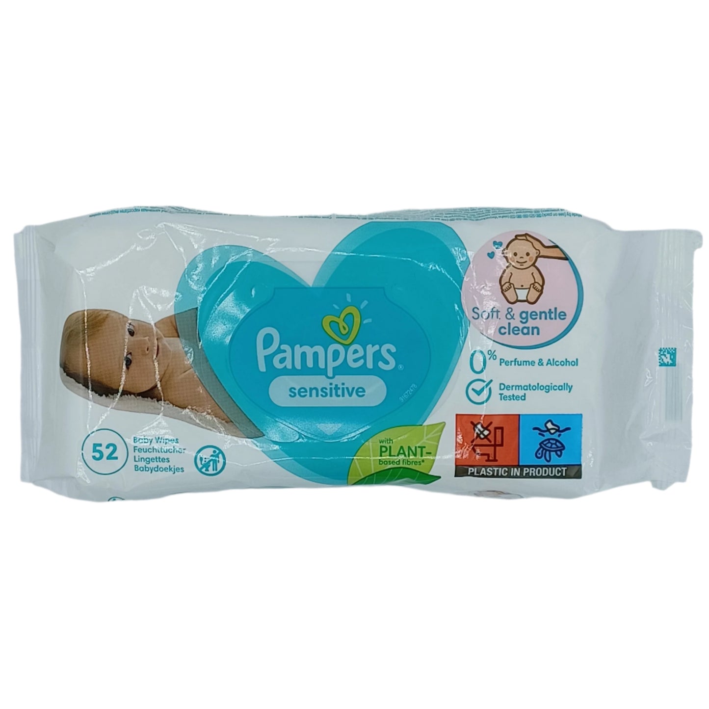 Pampers Sensitive Baby Wipes 52ct