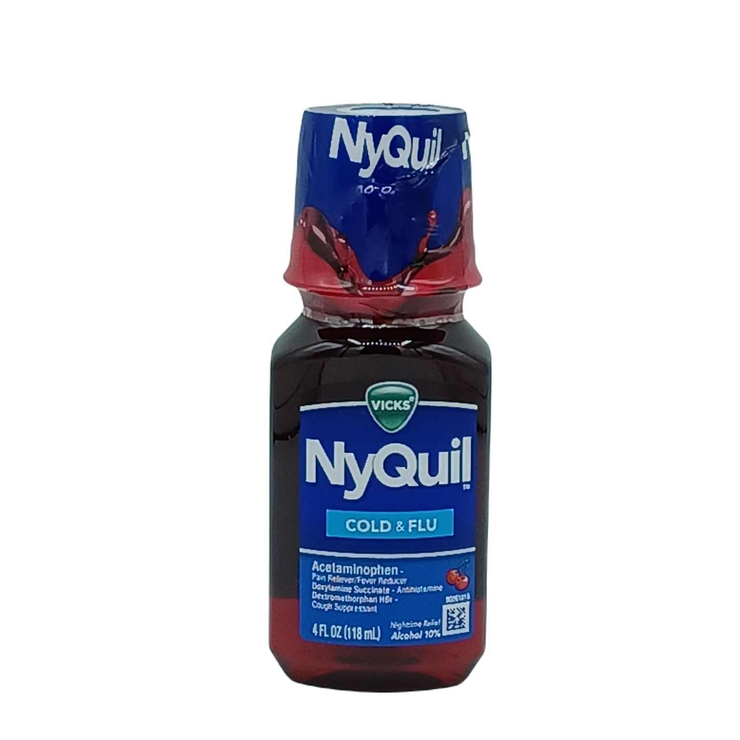 NyQuil Cold&Flu Cherry 4oz Bottle