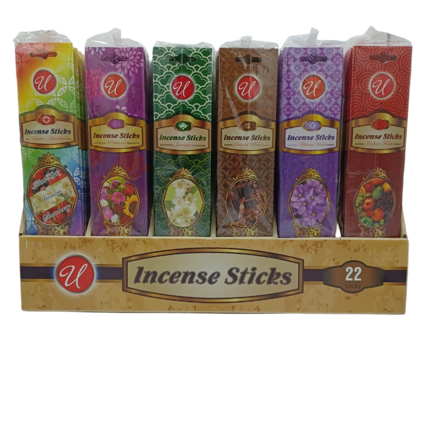 U Incense Sticks Assorted 6ct