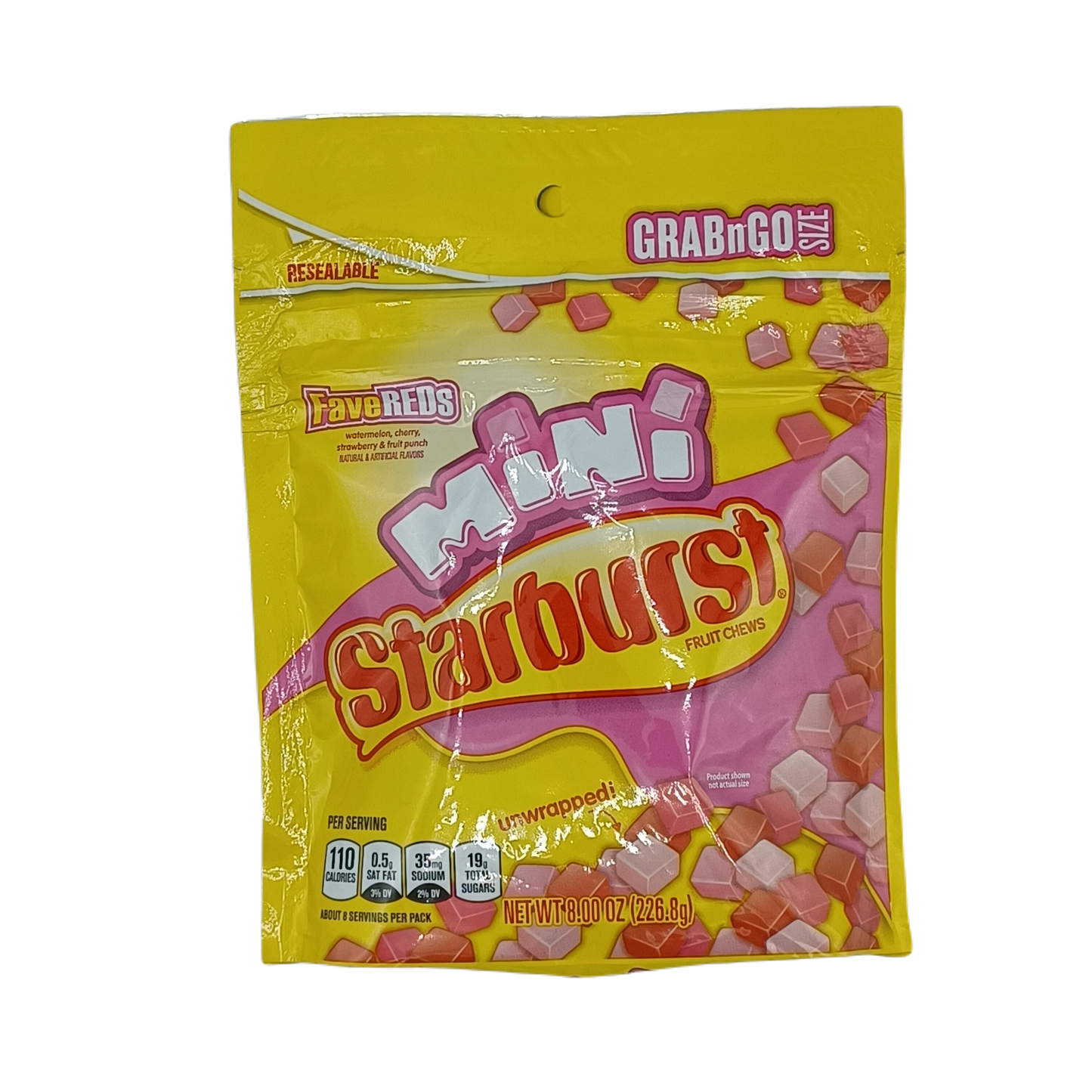 Starburst Mini Fave Reds 8oz PEG