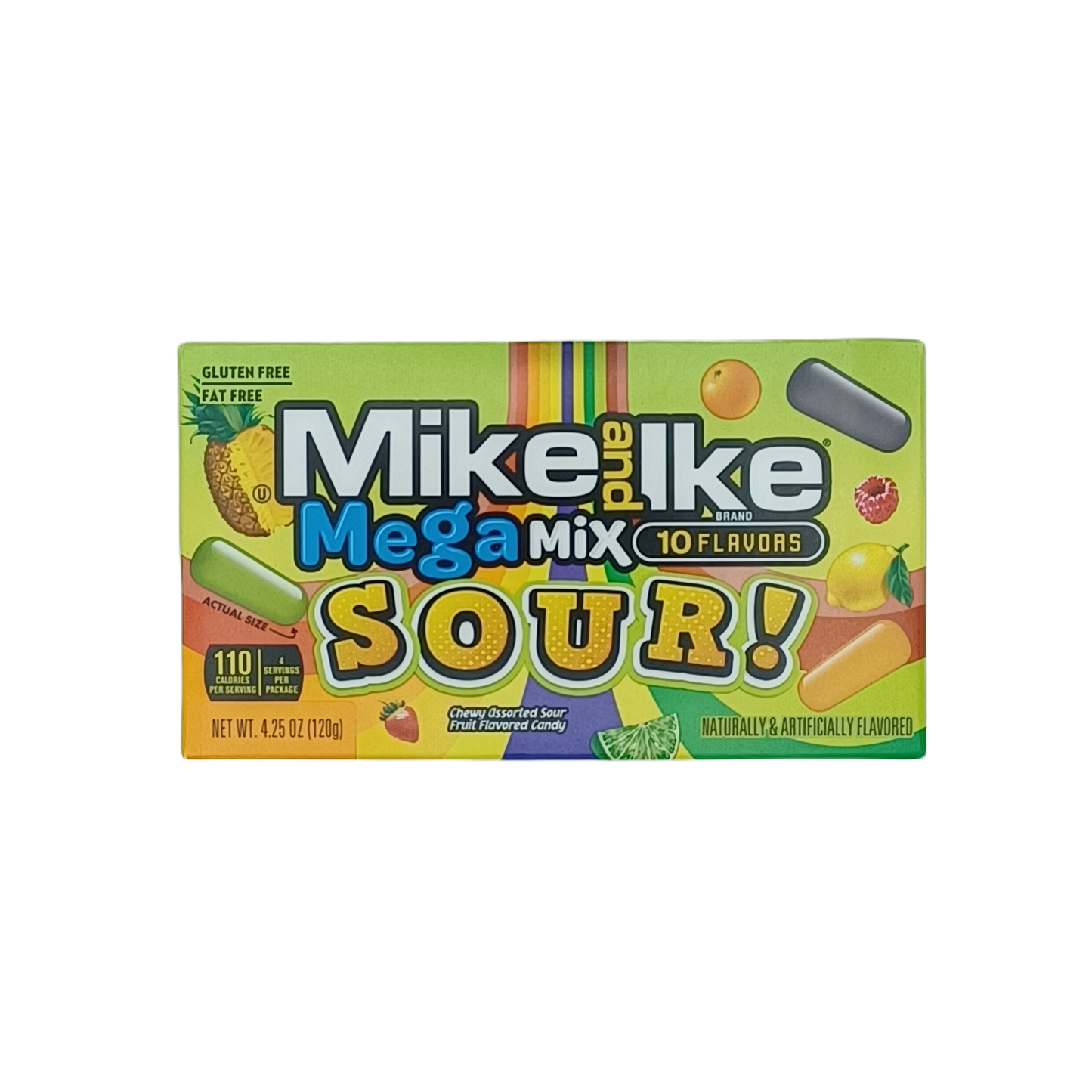 Mike & Ike Mega Mix Sour Theater Box 4.25oz