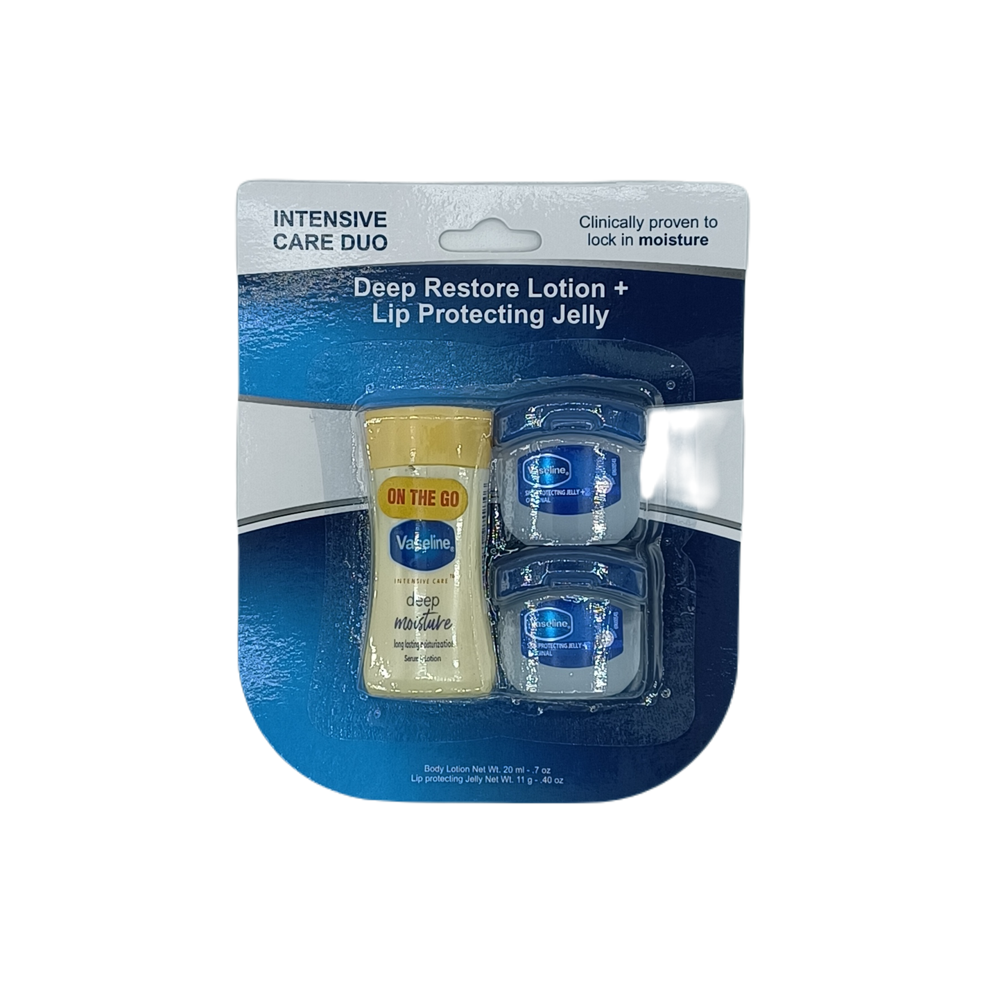 Vaseline Combo Body Lotion + Jars .7oz/.40oz