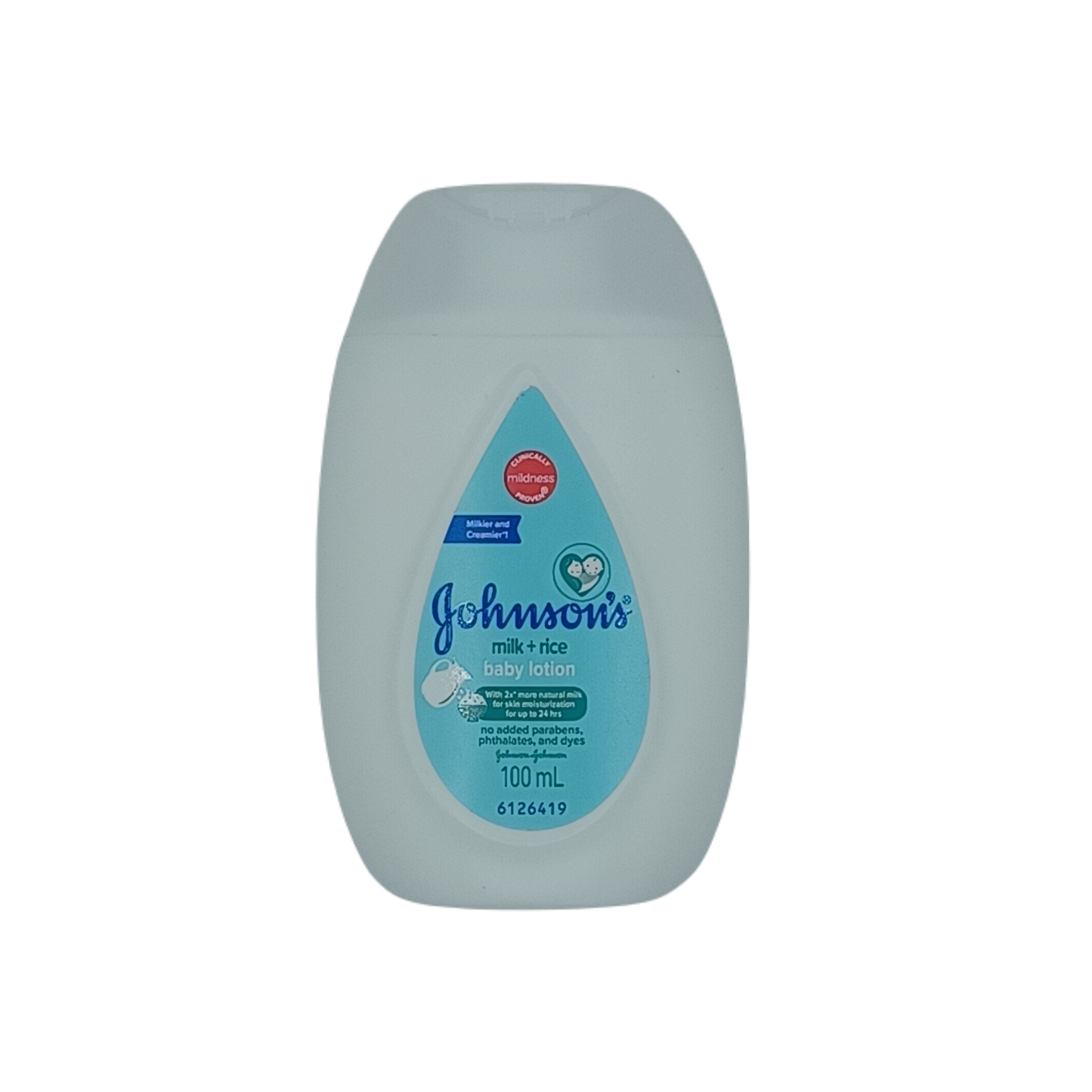 Johnson's Baby Lotion Milk + Rice 100ml Bottle