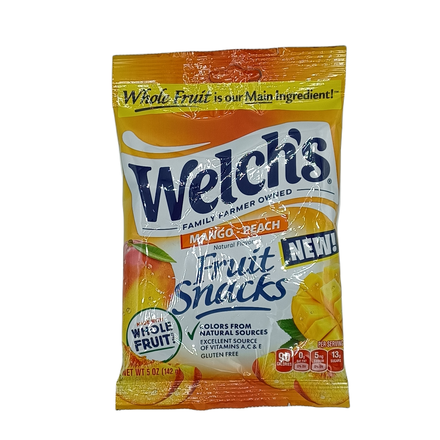 Welchs Fruit Snacks Mango Peach 5oz PEG