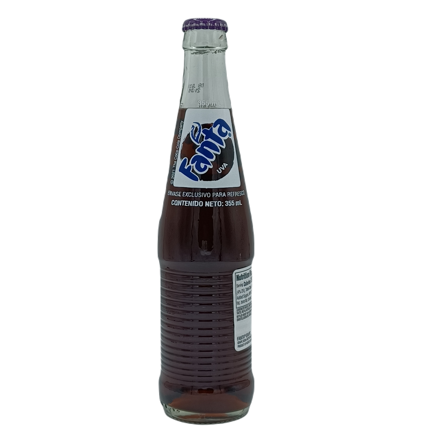 Mexican  Fanta Grape Glass 12oz/24ct