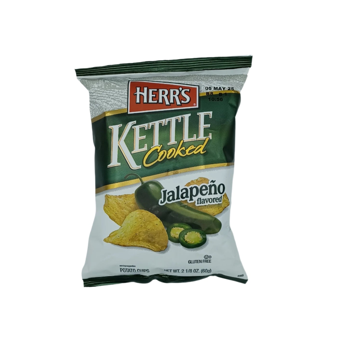 Herrs Kettle Cooked Jalapeno 2.15oz