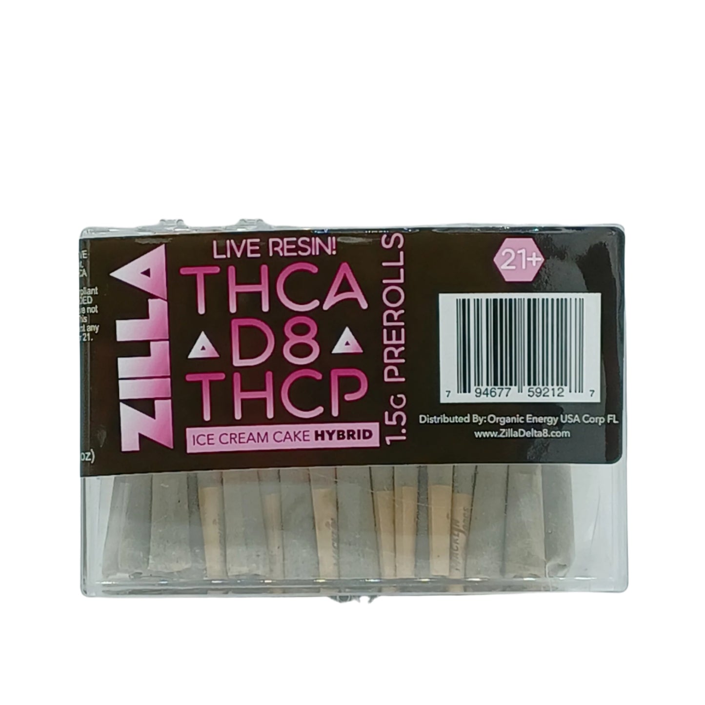 Zilla Pre Rolls Doobies Ice Cream Cake Hybrid 50ct